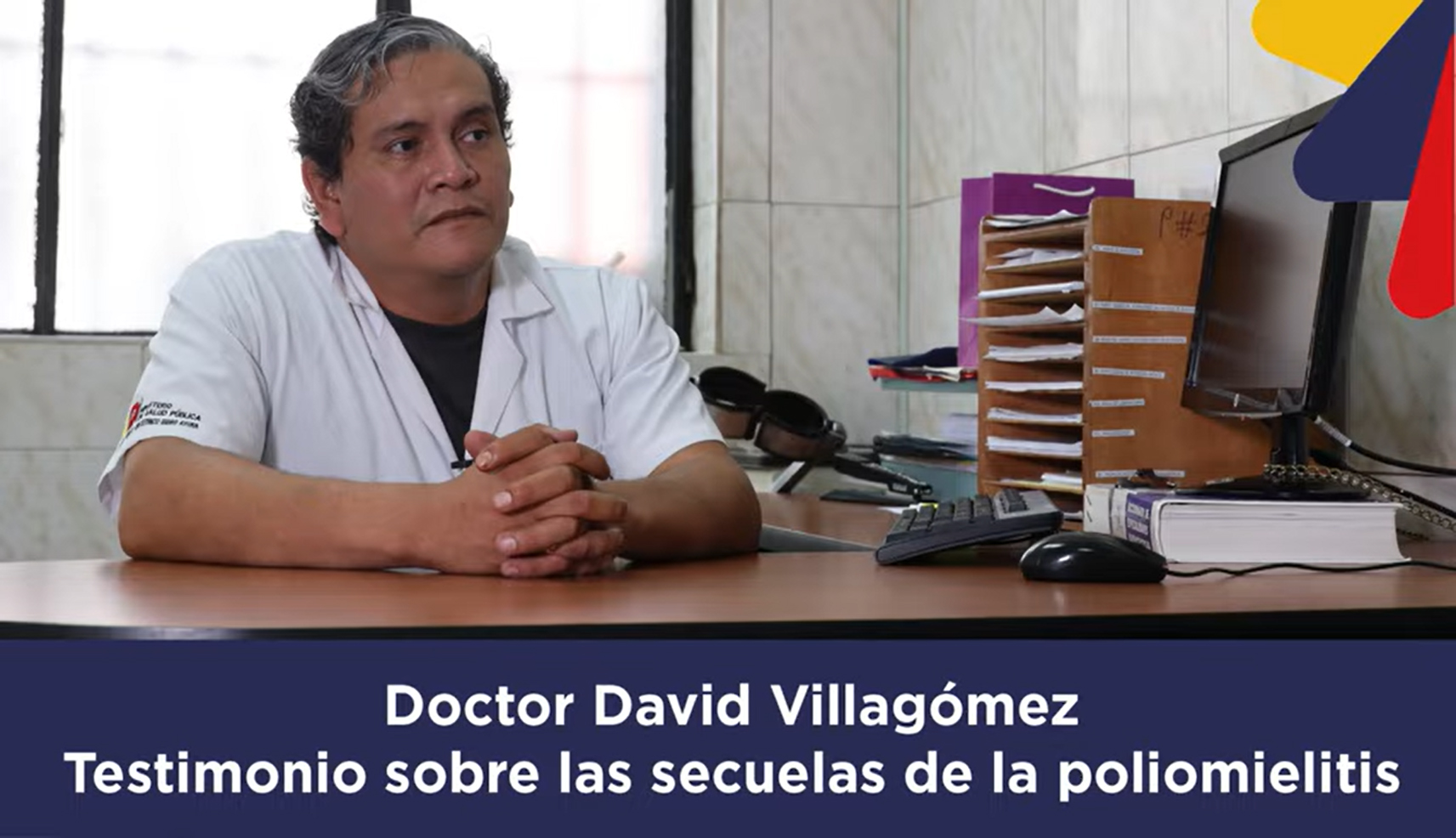 David Villagómez - Testimonio sobre las secuelas de la poliomielitis